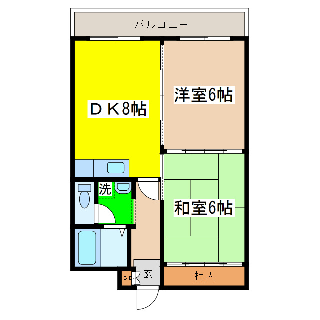 オレンジビルの間取り
