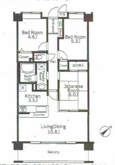 【間取り】 | レクシオ東習志野