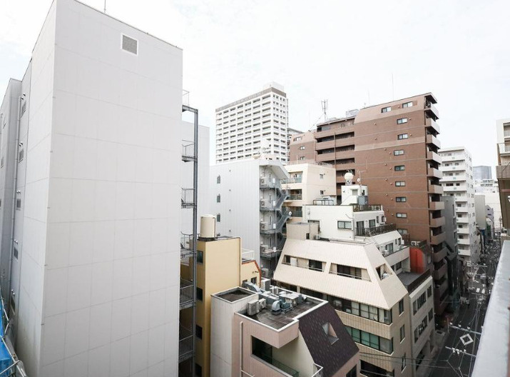 ライオンズマンション新富町　7階　角　部屋の展望