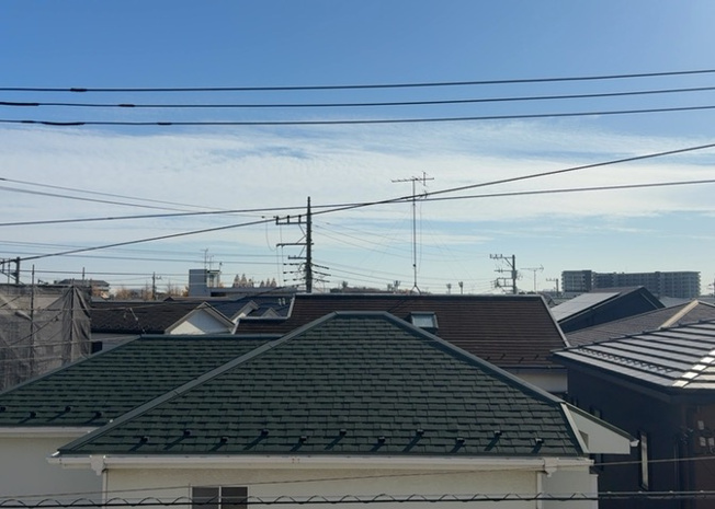 【展望】 | 眺望を気にして物件を探す場合、前面に建物が建っていないか現地で確認しましょう！前面に建物があると景色はもちろん、日当たりや風通しにも影響が出てきます。住んだ時のことを想像しながら現地見学をしましょう。