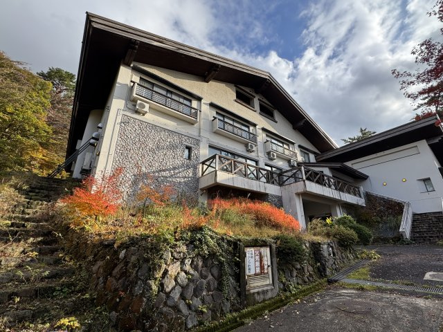 西伯郡伯耆町金屋谷　大山別荘(保養所）の外観