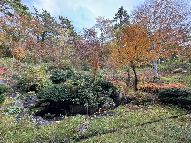 西伯郡伯耆町金屋谷　大山別荘(保養所）のその他|裏庭