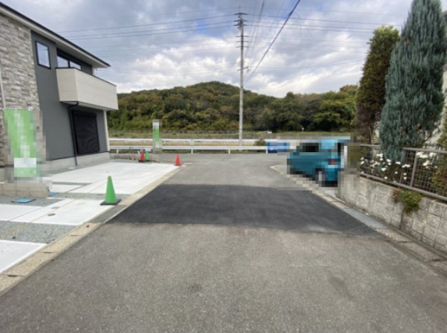 【前面道路含む現地写真】 | KEIAI GRACE合志市幾久富1期　2号棟