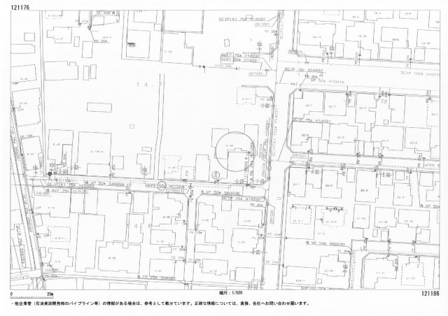 見附市今町3丁目　土地建物の地図