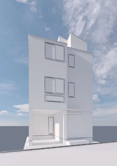 【外観】 | 荒川区荒川２丁目　新築戸建て | 【更地時現地】この場所から新たな物語をスタートしませんか