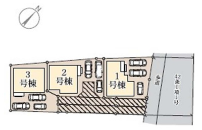 【区画図】 | うるま市与那城屋慶名（全3棟）3号棟 | 3号棟　