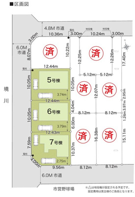 【区画図】 | 大和市上和田第1期 新築戸建 全9棟
