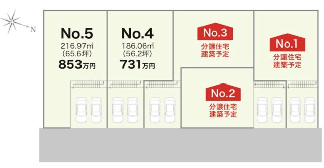 Sunhills東白山台の区画図