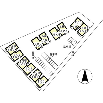 【区画図】 | メイプルタウン川越的場 Ａ/Ｂ/Ｃ/Ｄ/Ｅ/Ｇ