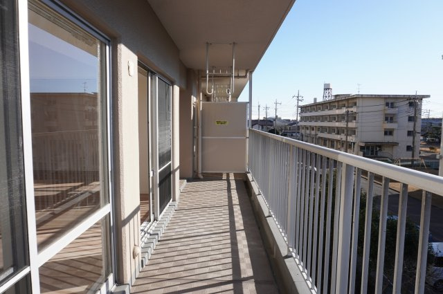 メイツ草加のバルコニー