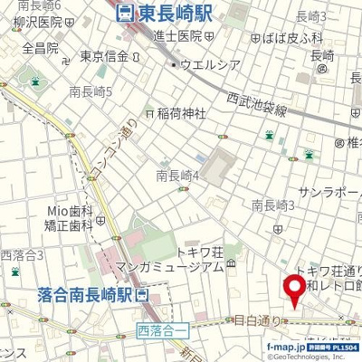 【地図】 | ティアラ目白ＡＶＥＮＵＥ