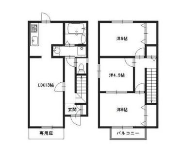 セジュール高浜の間取り
