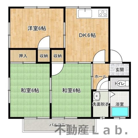 ハイツ渡辺の間取り