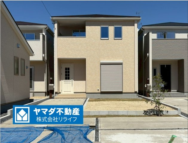 リーブルガーデン　各務原市川島小網町第２　全４区画分譲の外観|■３号棟
■YAMADA電機の　ヤマダ不動産　株式会社リライフ　岐阜店■
省エネ・耐震性◎の一建設の家。　
日本の風土に調和する木造軸組工法。フラット３５はＳＡを取得！１０年間の金利優遇あり！　