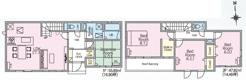 秦野市東田原1期　新築戸建　全1棟1号棟