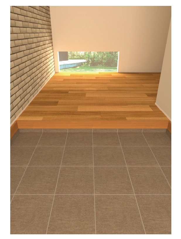 北区神谷3丁目　新築戸建の玄関