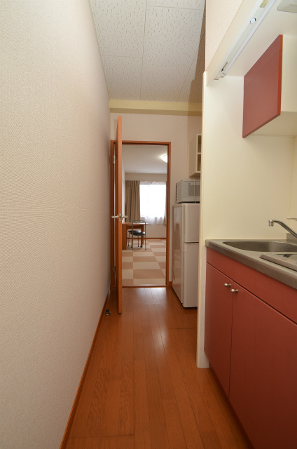 北九州市八幡西区木屋瀬２丁目のアパートの玄関