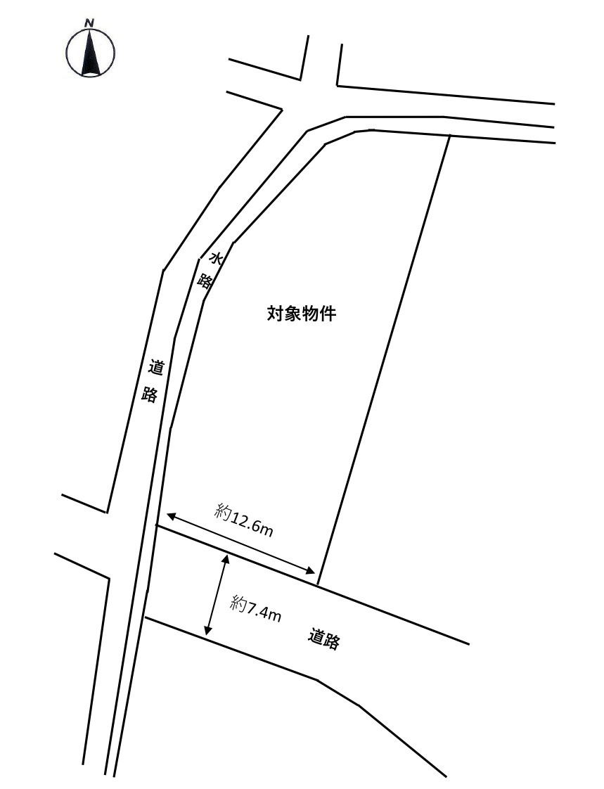 前田東町　土地の土地図