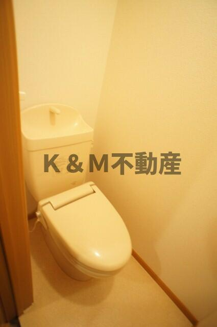 サンヒルズ柏Ｃのトイレ|落ち着いたトイレです