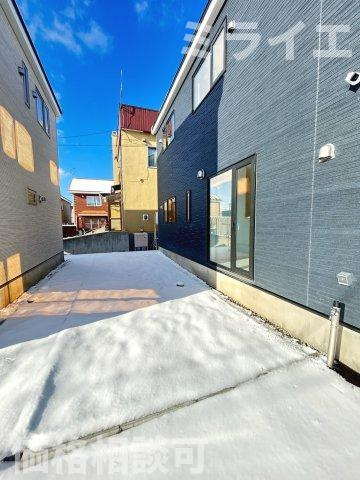 【新築戸建】札幌市北区新琴似五条12丁目2棟の庭