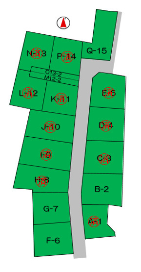 【土地図】 | 太田市由良町　分譲地　Q区画