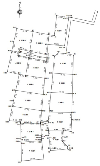 【区画図】 | 太田市由良町　分譲地　Q区画