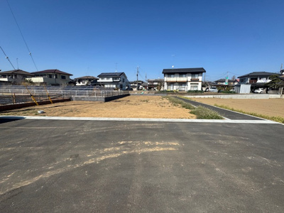 【前面道路含む現地写真】 | 太田市由良町　分譲地　Q区画 | Q-15区画