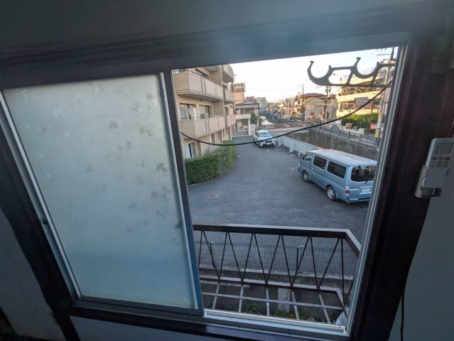 岩田荘のバルコニー