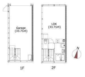GARAIL　神戸東灘の間取り