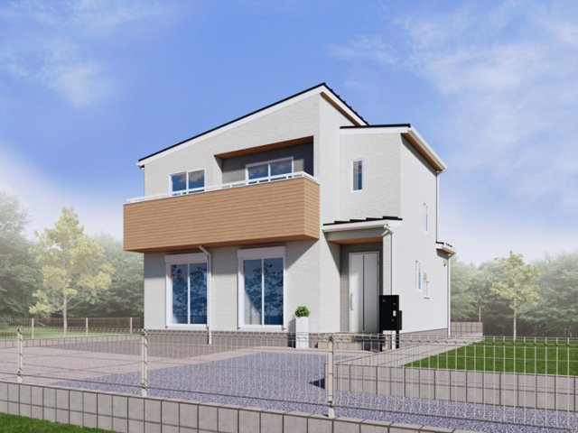 【外観パース】 | 行田市向町2区画　新築戸建　全2棟　1号棟 | 1号棟