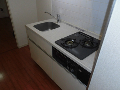 【キッチン】 | ブライズ西荻窪 | 2口コンロのシステムキッチン。