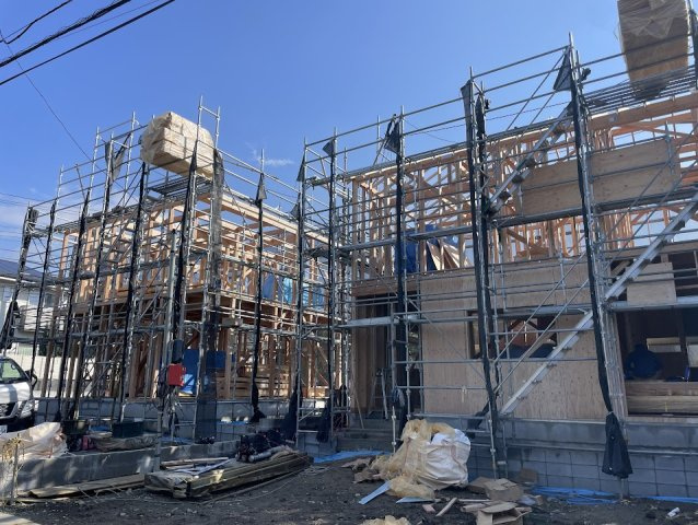 山形市東青田第3【新築建売住宅】1号棟の外観|現在建築中！早期ご予約受付中！