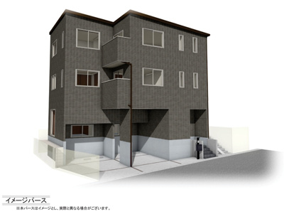 【外観】 | (新築)上尾市谷津二丁目アパート | 外はこのようになっています