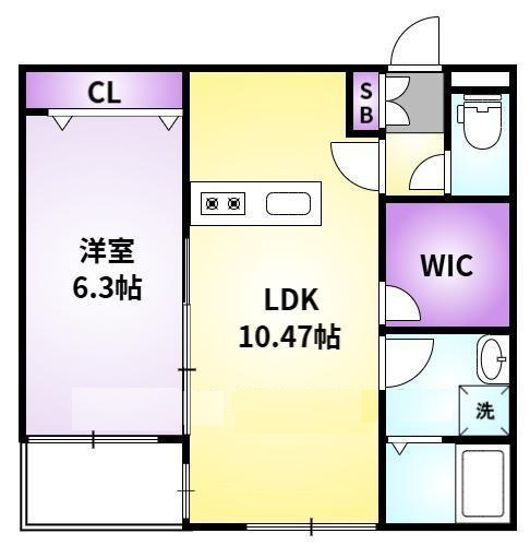 L-bloom御井の間取り