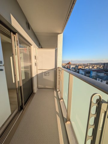 アークスクエアあきる野のバルコニー