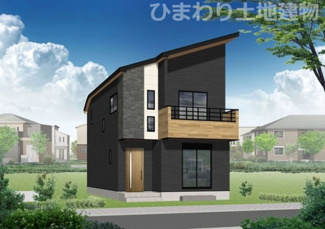 【外観】 | 伊勢原市高森2丁目  3号棟 第3 | イメージパース（完成時に現況と異なる場合は現況優先となります）