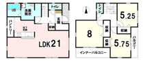 【20万円ｷｬｯｼｭﾊﾞｯｸ対象物件】リーブルガーデン香芝市下田西3期 全1棟 1号棟の画像