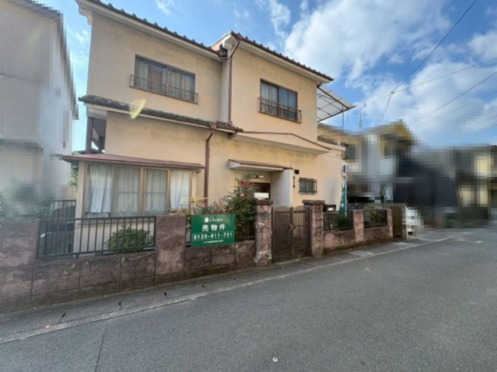 【成約済】長岡京市滝ノ町2丁目　　の前面道路含む現地写真|建築条件無し売土地。お好きなハウスメーカーや工務店にて建築可能です！
ご参考プランのご提案も可能◎