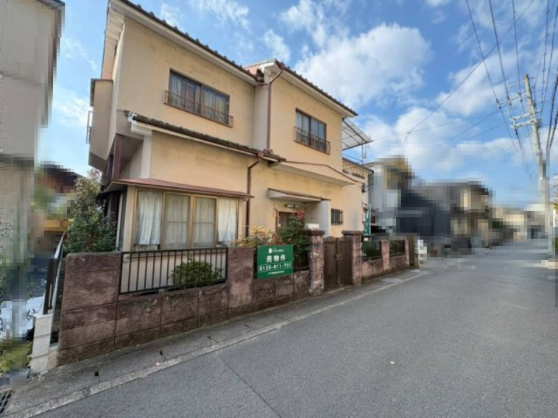 【成約済】長岡京市滝ノ町2丁目　　の前面道路含む現地写真|複数台のお車を所有されているお客様にもおすすめです！
