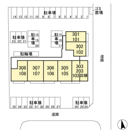 トルビヨンの区画図