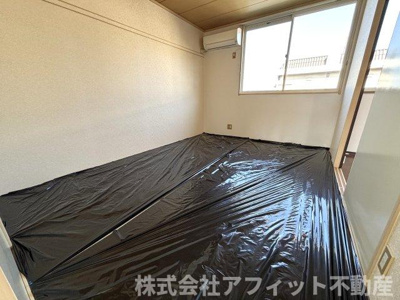 【寝室】 | ジュネスハイムB | 南側の和室6帖