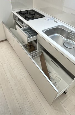 【キッチン】 | TRIOVE JR久留米駅前 | 実際のお部屋の写真です（建築中）