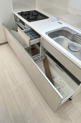 【キッチン】 | TRIOVE JR久留米駅前 | 実際のお部屋の写真です（建築中）