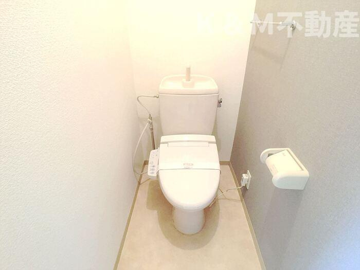 サンハイムＳ－Ｂのトイレ|落ち着いたトイレです