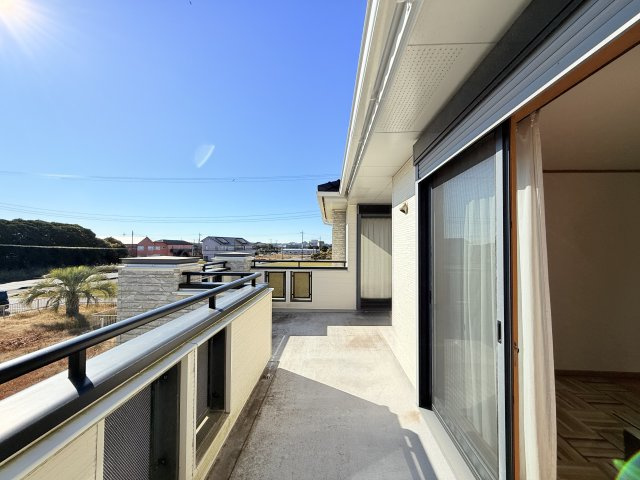 神栖市太田中古戸建のバルコニー
