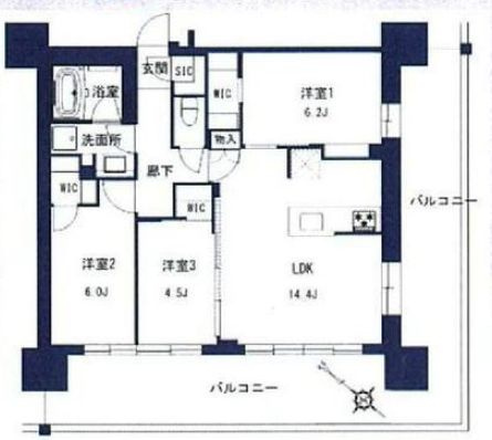 センチュリー千葉みなとの間取り