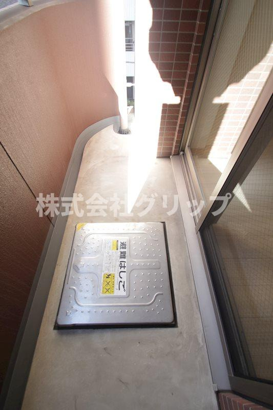 Le'a横濱中央のバルコニー