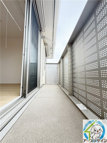 D-room高丘のバルコニー