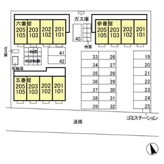 【区画図】 | イノセントワールド　六番館
