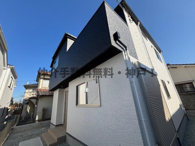 【外観】 | 明石市太寺天王町　新築戸建3号棟　仲介手数料無料！ | 建物外観を気になさる方へ、見た目の良い物件です